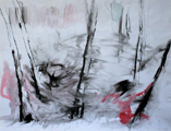 Liaison mit dem Wind, 2008, 36cm x 50cm, mixed media, Papier