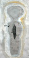 halt inne III, 2009, 40cm x 20cm, Kohle, Kreide, Papier